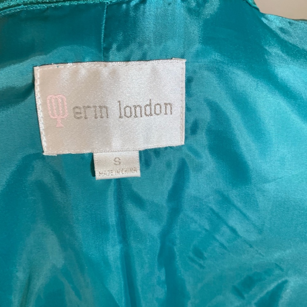 Erin London womens lined teal jacket - Picture 5 of 7